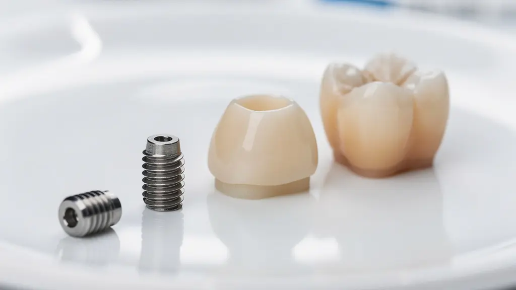 Décomposition visuelle des coûts et remboursements d'un implant dentaire